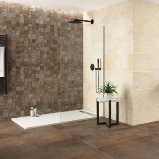 Veggflis <strong>Steelwave</strong>  Beige Matt 33x90 cm